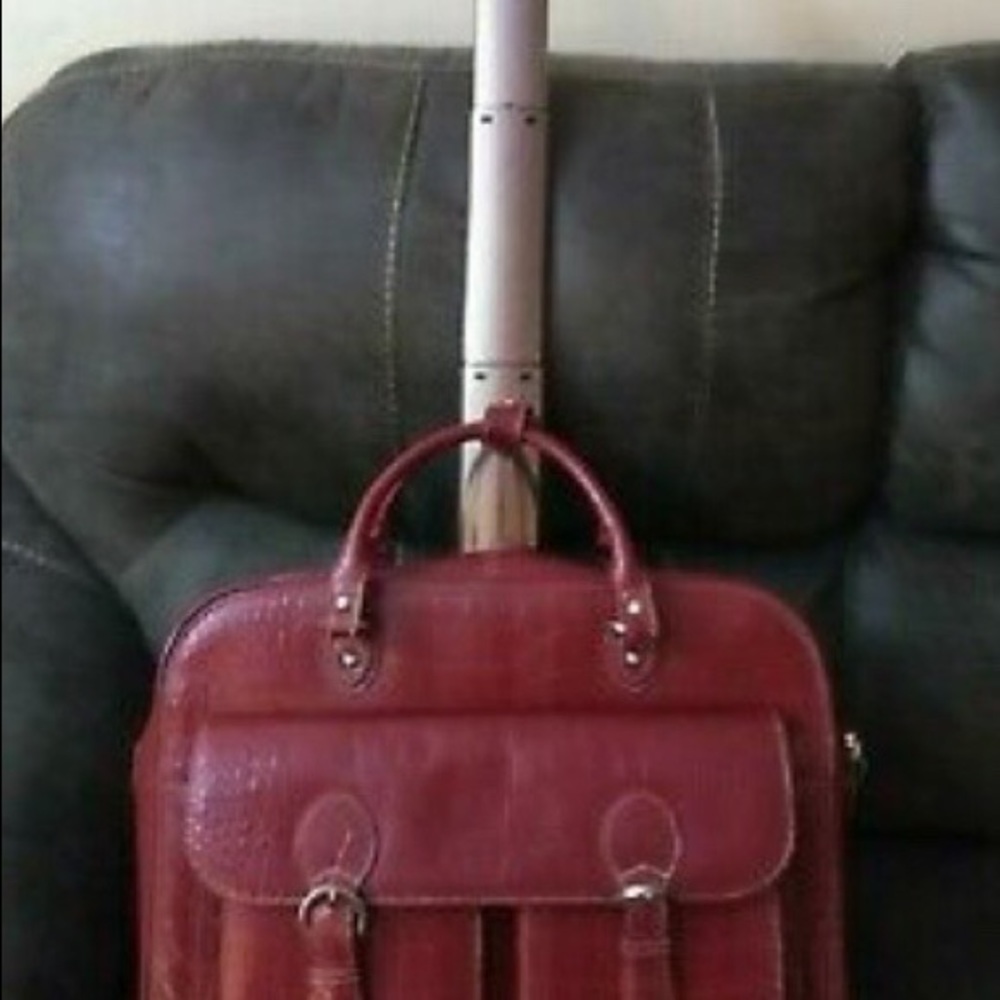 Siamod San Martian Leather Laptop Bag NWT - Picture 3 of 8
